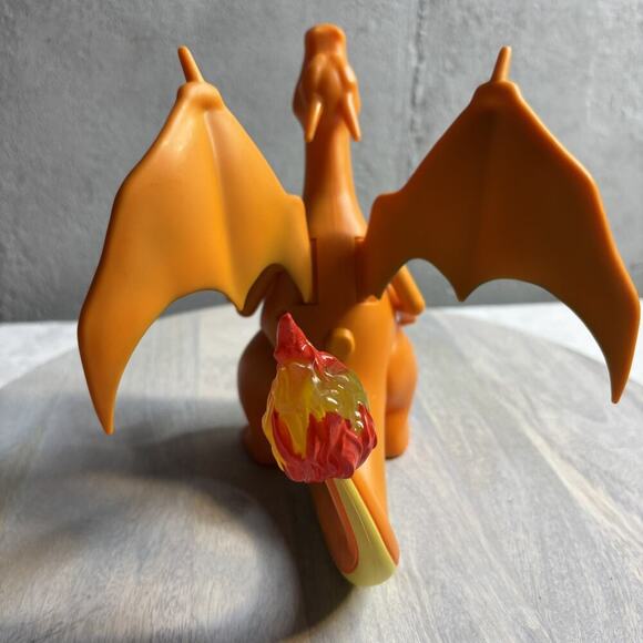 Flame & Flight Deluxe Charizard Pokemon 8" Figure 2022 Jazwares Works - Picture 4 of 7